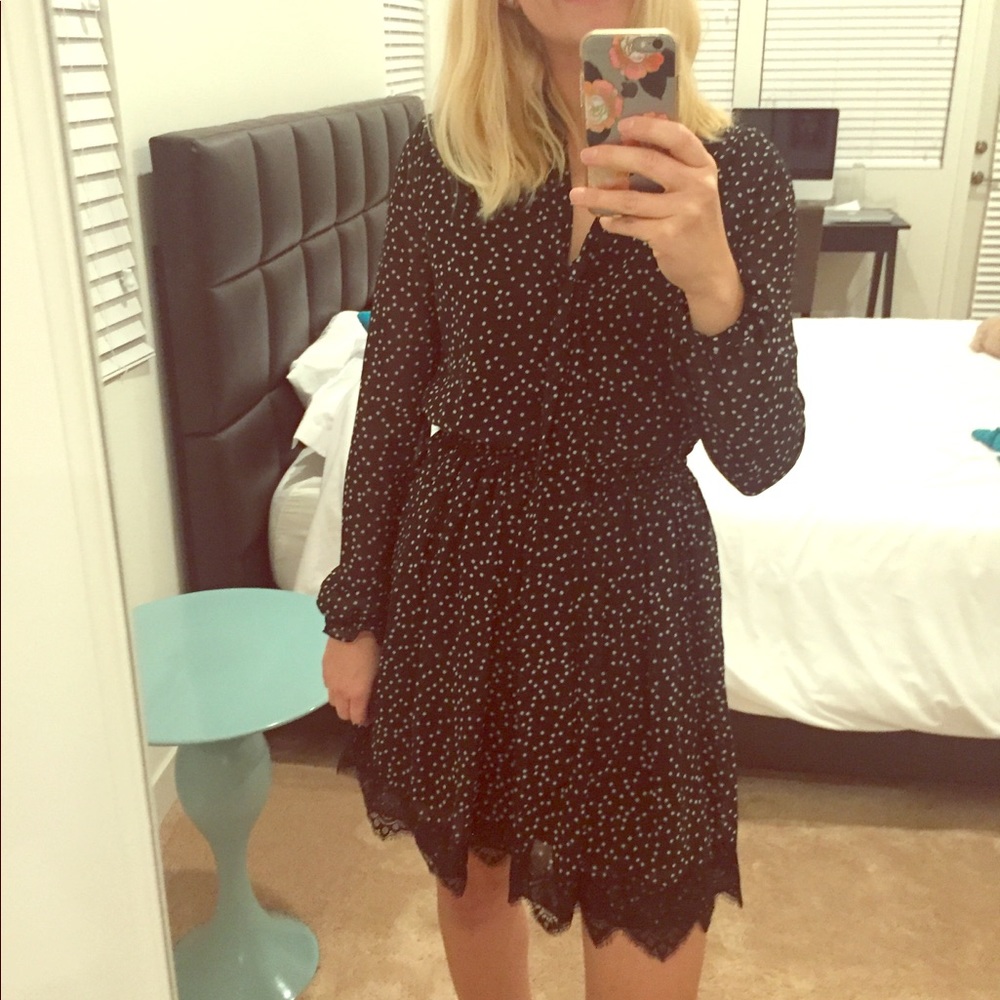 Polkadot & lace fun 🖤